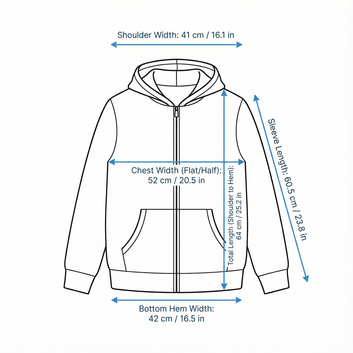 "Dream Big, Start Now" Heavyweight Zip-Up Hoodie