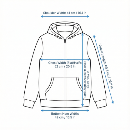 "Dream Big, Start Now" Heavyweight Zip-Up Hoodie